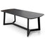 2.2m Dining Table - Black