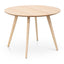 100cm Round Dining Table - Natural