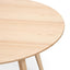 100cm Round Dining Table - Natural