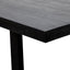 3m Reclaimed Dining Table - 120cm (W) - Full Black