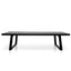 3m Reclaimed Dining Table - 120cm (W) - Full Black