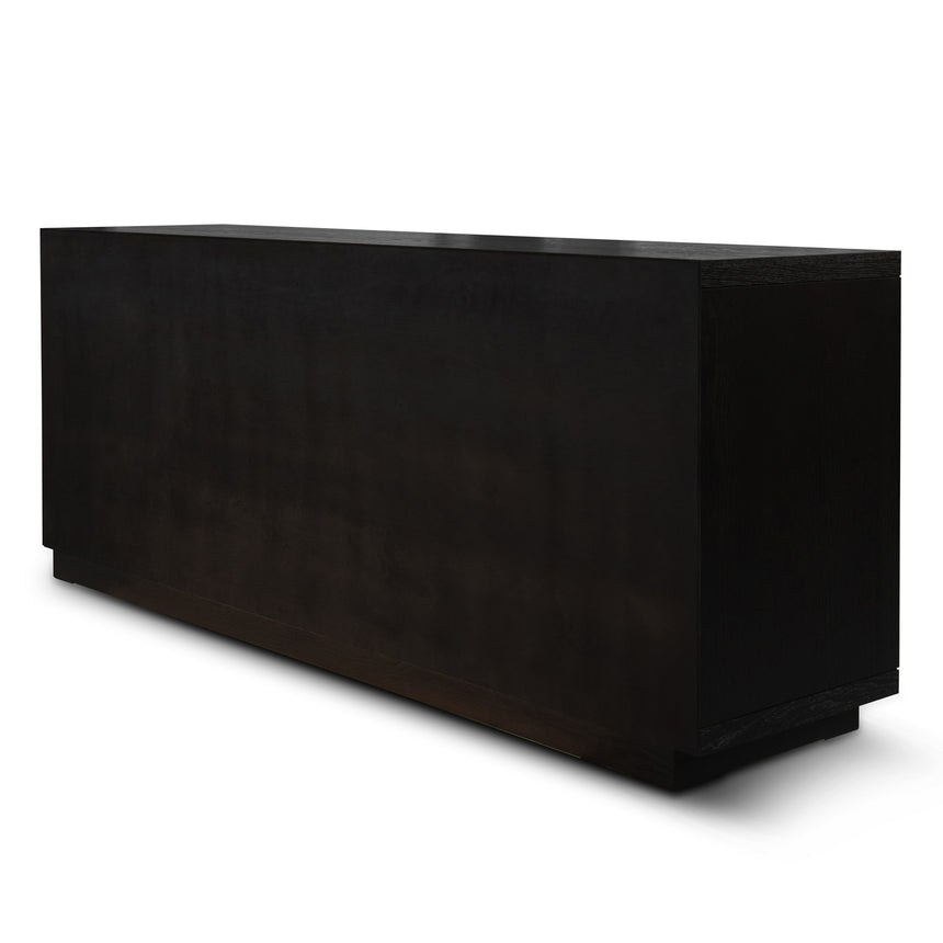 2m Buffet Unit - Textured Espresso Black