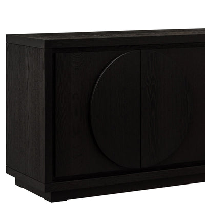 2m Buffet Unit - Textured Espresso Black