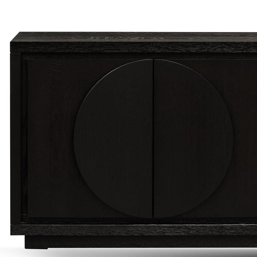 2m Buffet Unit - Textured Espresso Black