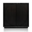 Storage Cabinet - Textured Espresso Black