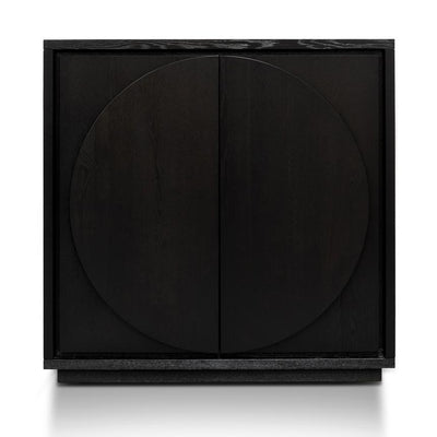 Storage Cabinet - Textured Espresso Black