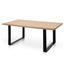 Dining Table 1.98m - Rustic Natural