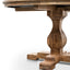 Round Dining Table 140cm - Rustic Natural