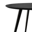 1.2m Veneer Wooden Dining Table - Full Black