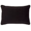Serene Rectangle Feather Cushion - Leopard Chenille w Black Velvet
