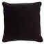 Serene Square Feather Cushion - Leopard Chenille w Black Velvet