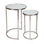 Serene Nesting Side Tables - Nickel