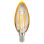 Globe LED Candle - Amber E14