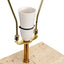 Dominique Travertine Table Lamp