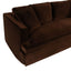 Birkshire 3 Seater Slip Cover Sofa - Dark Chocolate Velvet