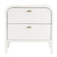 Chisholm Oak Bedside Table - White