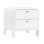 Chisholm Oak Bedside Table - White