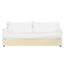 Cove 3 Seater Slip Cover Sofa - White Linen