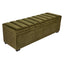 Soho Storage Bench Ottoman - Olive Velvet