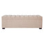 Soho Storage Bench Ottoman - Nude Velvet