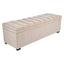 Soho Storage Bench Ottoman - Nude Velvet