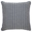 Candace Square Feather Cushion - Chevron Blue Linen