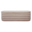 Demi Storage Bench Ottoman - Nude Velvet