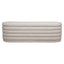 Demi Storage Bench Ottoman - Off White Linen