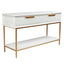 Aimee Console Table - Small White