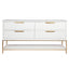 Aimee 4 Drawer Chest - White