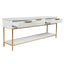 Aimee Console Table - Large White