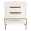 Aimee Bedside Table - Small White