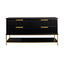 Aimee 4 Drawer Chest - Black