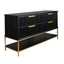 Aimee 4 Drawer Chest - Black