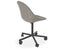 Pebble Chair Grey Upholstered Vintage Seat