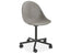 Pebble Chair Grey Upholstered Vintage Seat