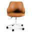 Office Chair - Tan with White Base