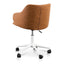 Office Chair - Tan with White Base