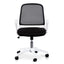 Black Office Chair - White Arm and Base