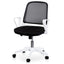 Black Office Chair - White Arm and Base