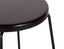 Hugo Stool - Black Frame - Round