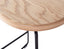 Hugo Stool - Black - Natural - Round