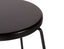 Hugo Stool - Black Frame - Round