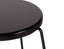 Hugo Stool - Black Frame - Round