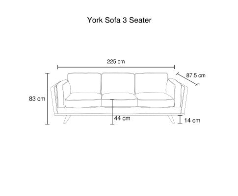 3 Seater Sofa Teal Fabric Lounge Set for Living Room Couch with Wooden Frame