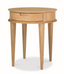 Scandinavian Lamp Side Table with Drawers - Natural
