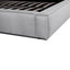 King Bed Frame - Pearl Grey Fabric