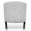 Armchair - Light Spec Grey - Black Oak