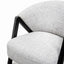 Armchair - Light Spec Grey - Black Oak