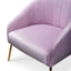 Armchair - Blush Velvet
